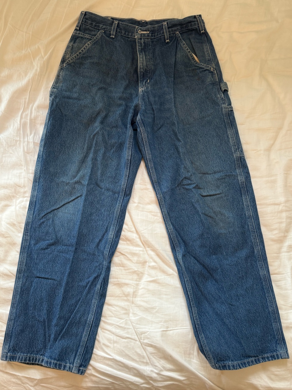 Men's Classic Carhartt Straight-Leg Jeans - Dark Blue